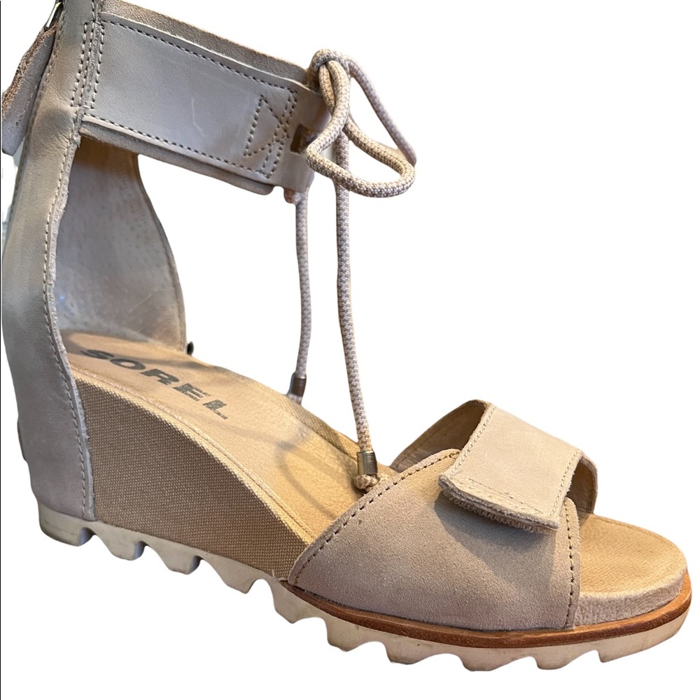 Sorel Women's Cream Wedge Sandals